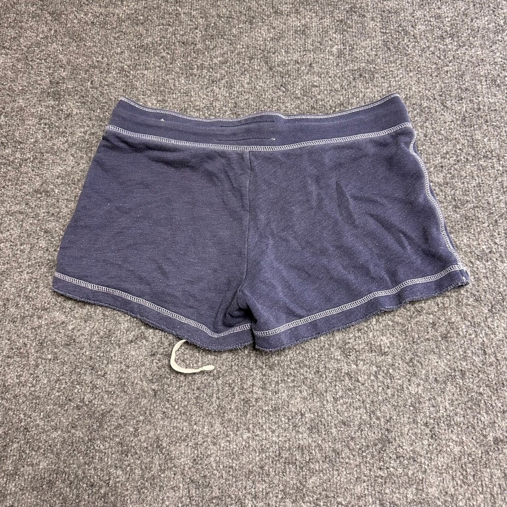 Aeropostale Shorts Womens Size M Navy Blue Graphic Logo Drawstring Casual Lounge